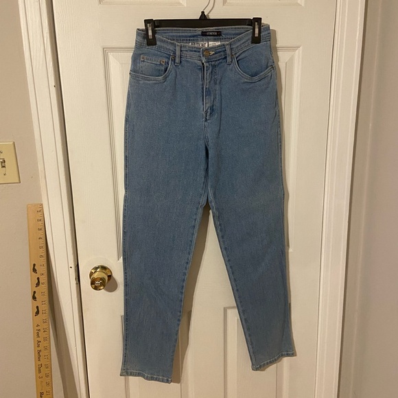 Vintage Bill Blass Light Blue Straight Leg Jeans - Picture 1 of 5